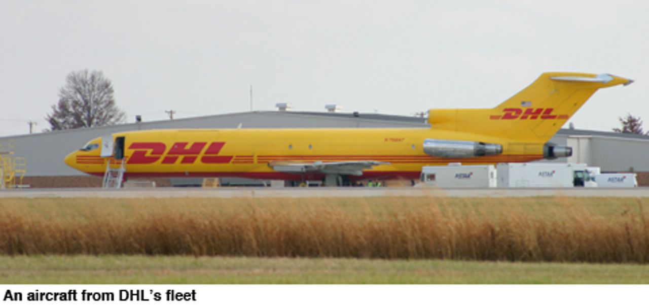 DHL plane